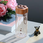 New Lovely Milk/Water Bottle Transparent Plastic Milk Drinking