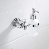 Brass Liquid Soap Saver Glass bottle Hand wash bottle
